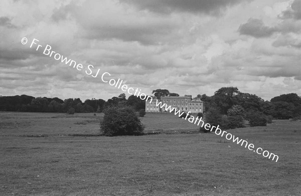 MOORE ABBEY  THE PARK AND HOUSE FROM SOUTH